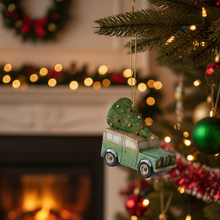 Load image into Gallery viewer, Resin Landrover Christmas Tree Ornament
