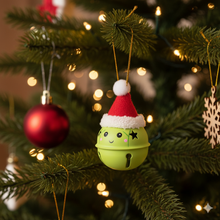 Load image into Gallery viewer, Sass &amp; Belle Sprout In Santa Hat Ornament
