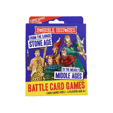 Load image into Gallery viewer, Horrible Histories Battle Card Game - Stone Age to Middle Ages
