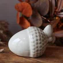 Load image into Gallery viewer, Stoneware Ceramic Hand Glazed Acorn Ornament - Various SIzes
