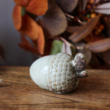 Load image into Gallery viewer, Stoneware Ceramic Hand Glazed Acorn Ornament - Various SIzes
