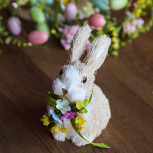 Load image into Gallery viewer, Small Bristle Bunny With False Flowers
