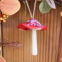 Load image into Gallery viewer, Stunning Ceramic Hanging Mushroom Ornament
