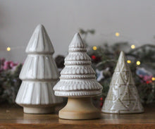 Load image into Gallery viewer, Stoneware Ceramic Natural Glaze Tree Decoration
