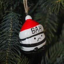 Load image into Gallery viewer, &#39;BAH&#39; Humbug Adorable Ceramic Hanging Ornament
