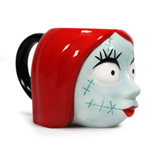 Load image into Gallery viewer, Official Nightmare Before Christmas Sally Head Shaped Mug
