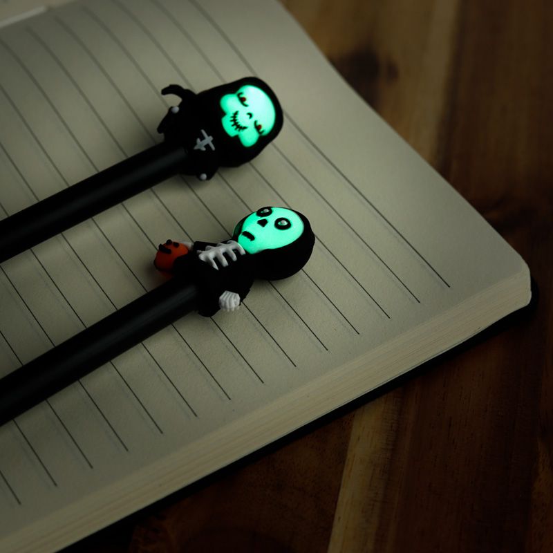 Glow In The Dark Skeleton Pen - Various Styles – Derbyshire Gift Centre