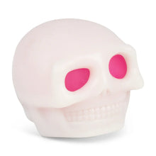 Load image into Gallery viewer, Scrunchems Golw In The Dark Squeezy Skull of Horros
