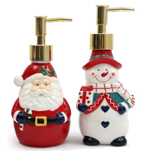 Festive Ceramic Soap Dispenser - Various Designs