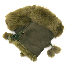 Load image into Gallery viewer, Faux Fur Fingerless Gloves - Multiple Colours
