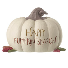 Load image into Gallery viewer, &#39;Happy Pumpkin Season&#39; Resin Pumpkin
