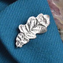Load image into Gallery viewer, Glover &amp; Smith Oak Leaf Pewter Brooch
