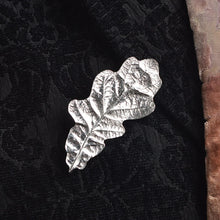 Load image into Gallery viewer, Glover &amp; Smith Oak Leaf Pewter Brooch
