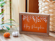 Load image into Gallery viewer, Mini Autumn Wood Framed Signs - Various Designs - Derbyshire Gift Centre
