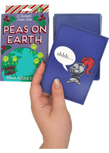 Load image into Gallery viewer, Peas On Earth Festive Puzzle Card Game
