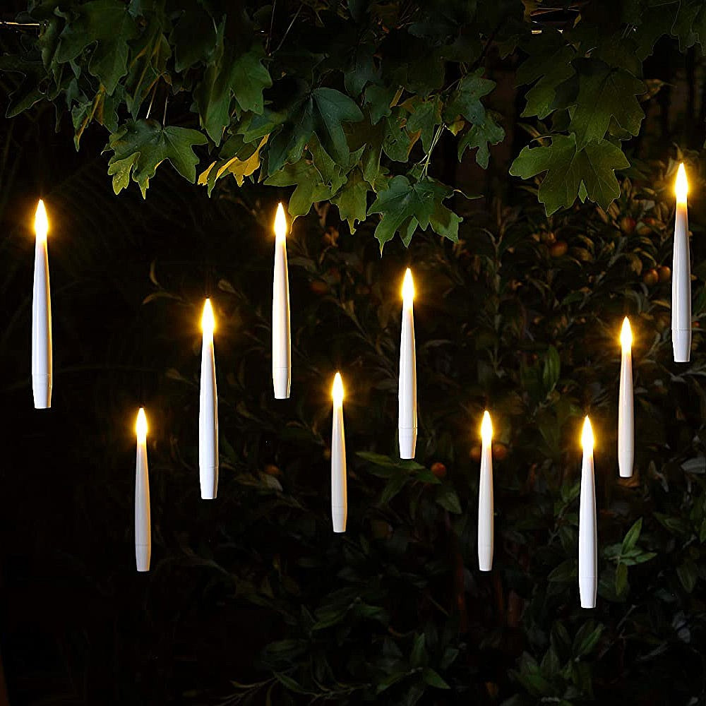 Magic Floating LED Candles With Remote Control - Set of 10