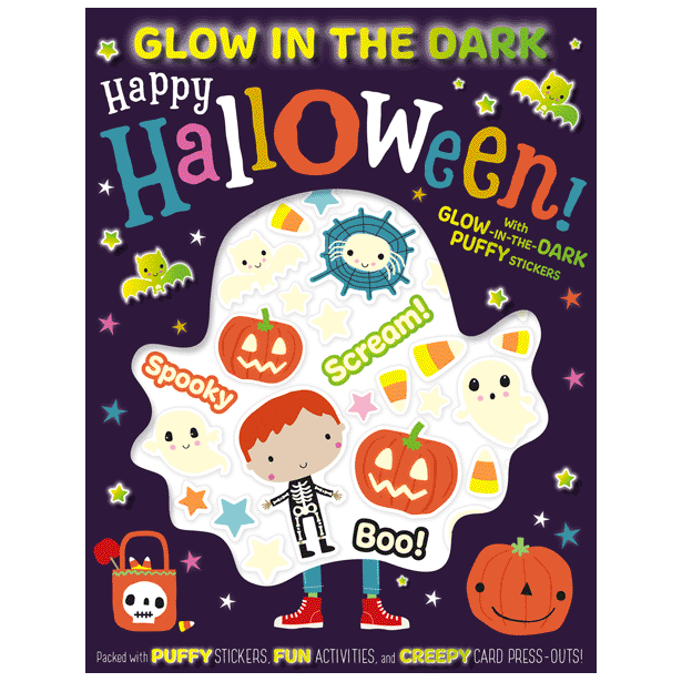 Happy Halloween - Glow In The Dark Puffy Sticker Book