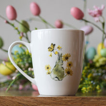 Load image into Gallery viewer, Porcelain Mug With Bunny Design
