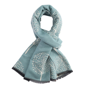 Terry Mulberry Trees Soft Scarf - Duck Egg