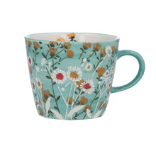 Load image into Gallery viewer, Gisela Graham Wild Daisy Stoneware Mug - Blue - Derbyshire Gift Centre
