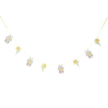 Load image into Gallery viewer, Gisela Graham Bunny &amp; Daffodil Wooden Garland
