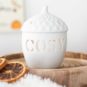 Ceramic Acorn Tealight Candle Holder