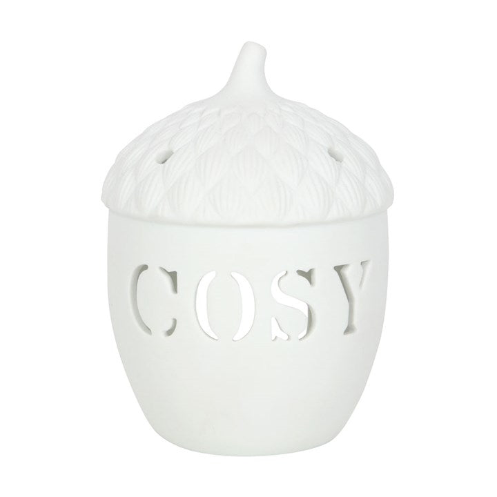 Ceramic Acorn Tealight Candle Holder