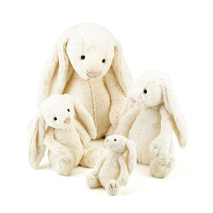 Jellycat Bashful Bunny - Cream, Various Sizes - Derbyshire Gift Centre
