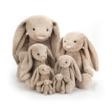 Load image into Gallery viewer, Jellycat Bashful Bunny - Beige, Various Sizes - Derbyshire Gift Centre
