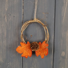 Load image into Gallery viewer, Mini Autumn Wreath Hanger
