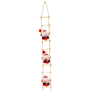 Climbing Santa On Ladder Decoration