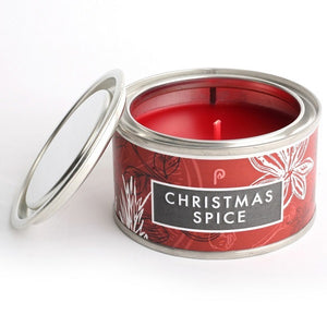 Christmas Spice Tin Candle Small