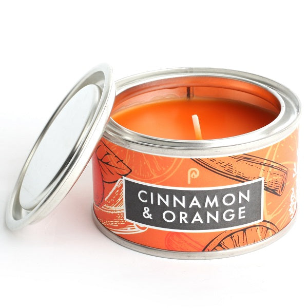 Cinnamon & Orange Tin Candle Small