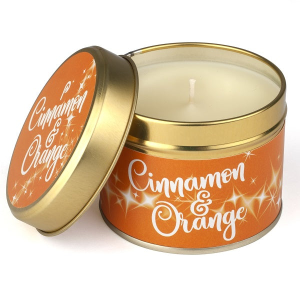 Cinnamon & Orange Tin Candle