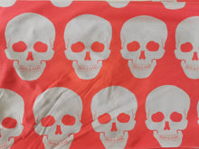 Load image into Gallery viewer, Pink &amp; White Skull Infinity Scarf
