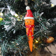Load image into Gallery viewer, Ceramic Hanging Carrot Decoration

