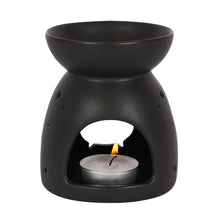 Load image into Gallery viewer, Black Cauldron Cut Out Oil Burner
