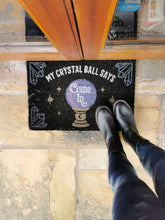 Load image into Gallery viewer, Crystal Ball Black Door Mat
