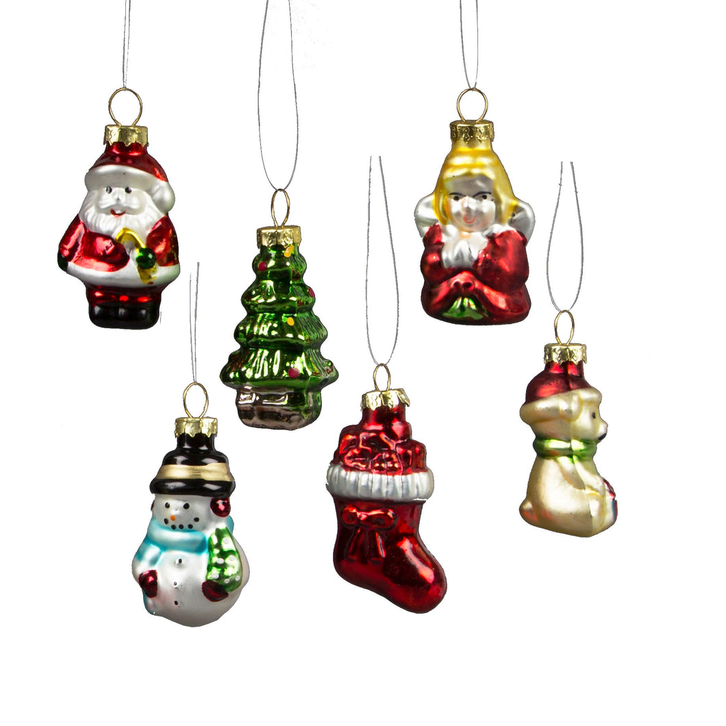 Sass & Belle Mini Character Tree Baubles - Set of 6