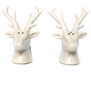 Ceramic Reindeer Salt & Pepper Shakers