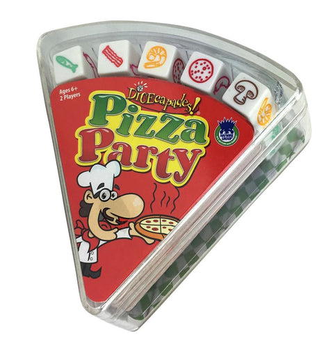 Dicecapades Pizza Party Game - Derbyshire Gift Centre