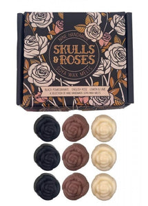 Skulls & Roses Soya Wax Melts - Set of 9