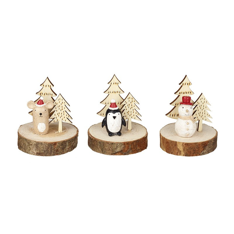 Wooden Christmas Decoration - Various Designs