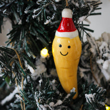 Load image into Gallery viewer, Ceramic Hanging Parsnip Decoration
