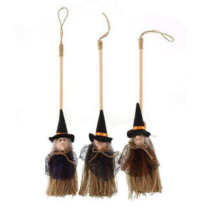 Witch on Broomstick Hanger
